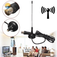 LARGLO Digital Tv Antenna, 5dBi Free Channel TV Antenna Freeview, DVB-T Antenal Mini Black DVB-T/TV 