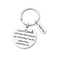 VANLOVEMAC Coach Gift Appreciation Sport Keychain for Basketball Football Baseball Swimming Soccer G