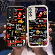 Q-89 Fashion Rock Black white Case for VIVO Y20 Y20g Y20i Y11S Y20a Y12S Y12a Y20t Y20s