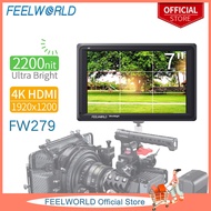 FEELWORLD FW279 7นิ้ว2200nit Daylight ที่สามารถดูได้กล้องจอภาพอินพุต HDMI 4K เอาต์พุต1920X1200แผง IP