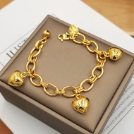GoldLian Emas Korea Emas Sadur Gelang Tangan Kanak-Kanak GKB114/GKB115/GKB116/GKB117/GKB118/GKB119