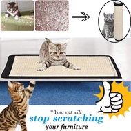 Cat Scratching Material Mat Cat Scratcher Replacement for Cat Tree Natural Sisal Fabric Mat with Velcro Protecting Furniture Sofa Couch Chair Desk Legs