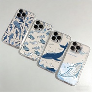 Ocean Shark Whales Cover For Xiaomi Redmi Note 15 4G 15 14 Pro 13 Plus Redmi 15C 14C Note15 Case Sof