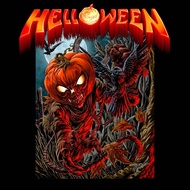 T-Shirt Kaos Band Helloween / Kaos Helloween / Baju Musik Rock Metal