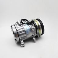 Komatsu อะไหล่รถขุด PC55เครื่องปรับอากาศคอมเพรสเซอร์ PC56-7ปั๊มเครื่องปรับอากาศ PC60-7 S7501 PC60-8