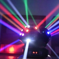 Rgb Party Laser Colorful Pattern Laser Light (Beam+Pattern+Strobe+Laser) DJ Projector Voice Control+