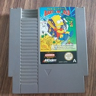 NES NINTENDO ENTERTAINMENT SYSTEM GAME CARTRIDGE THE SIMPSONS BART VS THE WORLD