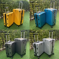 666 Waterproof Aluminum Trolley Luggage Strong And Durable 4 Wheels 360 Degree Rotation Size 20 Inch