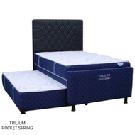 spring bed trilium pocket spring bed 2 in 1 spring bed central 2 in 1 - uk 120 x 200