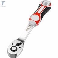 Flameer 72-Tooth Ratchet Wrench Industrial Grade 72-Tooth Ratchet Handle 5-Degree Swing Angle Ratche