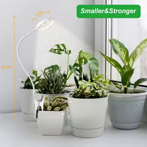 Grow Light 11W Full Spectrum LED Plant Grow Lights with Timer 3/9/12H Grow Lamp for Indoor Plants Ad