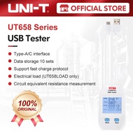 UNI-T USB UT658 Series UT658A UT658C UT658DUAL UT658LOAD Tester Digital Voltmeter Ammeter Amperemete