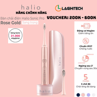 (Giá Hủy Diệt) Bàn Chải Điện Halio Sonic Whitening PRO Toothbrush Bảo hành 1 năm - Hàng Chính Hãng
