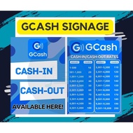High Quality GCash Cash-In, Cash-Out Banners
