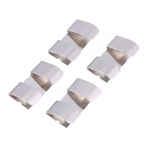 5/10Pcs Steel Dual AA CR2 Leaf Spring Battery Contact AA Battery Connector BC-5206 Positive And Nega