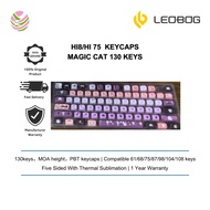 LEOBOG KEYCAPS MAGIC-CAT Hi8/Hi75 Five sided with thermal sublimation Compatible the keyboard61/68/7