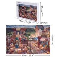 Paris Impressions Puzzle 500 Color Printing Decompression Puzzle 1000 Piece Wooden&amp;Puzzle Leisure DIY Toy Jigsaw Puzzle