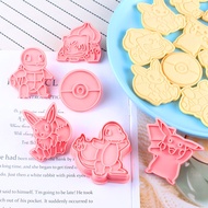 6pcs 3D  cookies mould jelly mould baking mould  sugarcraft dessert with shape of pokemon