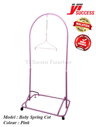 Yi Success Spring Baby Cot / Baby Cradle Stand / Buaian Bayi / Spring Cot Rack /Baby Cradle Swing /Rangka Buai Baby Besi