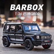 [Car Model Hot Sale] [Jiaye 1/36] Mercedes-Benz Big G Barbos G800 Car Model Simulation Alloy Collect