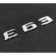 BENZ E63 Font Word Mark Body Word Sticker Rear Box Font Font Height 25mm