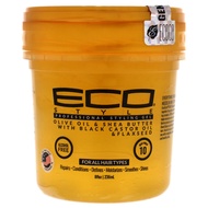 Ecoco Gel - Olive Oil And Shea Butter Black Castor Oil And Flaxseed - Superior Hold And Healthy Shin