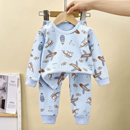 KATUN Children's Pajamas SET Premium Imported Cotton Material Ages 1-8 Years Airplane Image Children