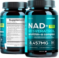 NAD Supplement 8457 mg Extra Strength Liposomal Green Tea + Astaxanthin for Women & Men Resveratrol 