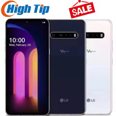 Original Unlocked LG V60 5G ThinQ Moilble Phone V600TM V600VM 6.8 " Android SamrtPhone 8GB RAM 128GB