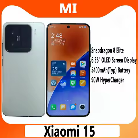 Xiaomi 15 Smartphone CN Version Snapdragon 8 Elite Leica 6.36" OLED Display 50MP OIS Camera 5400mAh 