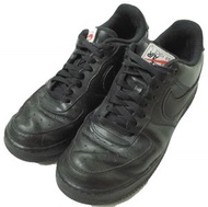 二手 Nike Air Force 1 Low '07 QS 運動鞋（AH8462-002，美國尺寸 9 (27cm)），黑色 Swoosh 系列。