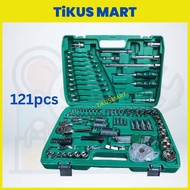 121pcs Socket Set Ratchet Box Socket Set Box Set Spanner Set Wrench Set Tools Set