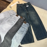 (87+95cm)Women's wide-leg mushroom-length jeans, size Kid Shop (7395 S01 - Mushroom loose pants)