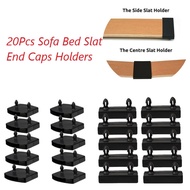 20 Pieces Of Sofa Bed Slat End Cover Bracket Replacement Fixed Single/double Center Cover Slat Bed Base