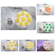 GR-SS Small Russian tip piping nozzle flower buttercream syringe