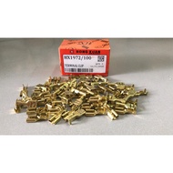HX1972 Automotive Non Insulated Brass Terminal Wire Clip