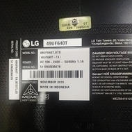 🇲🇾LG LED TV 49UF640T POWER BOARD MAIN BOARD RIBBON ORIGINAL SET 🔥🔥