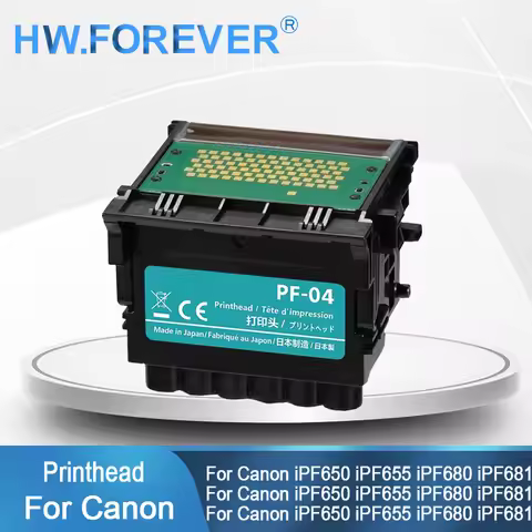96% New PF-04 Printhead PF04 Print Head For Canon iPF650 iPF655 iPF680 iPF685 iPF750 iPF755 iPF760 i
