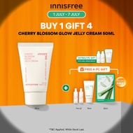 [1 JULY - 7 JULY | BUY 1 GIFT 4] INNISFREE Cherry Blossom Glow Jelly Cream 50ml | Hydrating Gel