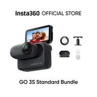 Insta360 GO 3S - 4K Tiny Portable Vlogging Camera Hands-Free POVs Mount Anywhere Stabilization 140 M