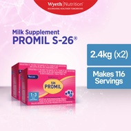 S-26 PROMIL THREE Milk Supplement for 1 to 3 Years Old 4.8kg (2.4kg - Pack of 2)