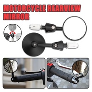 Motorcycle Side Mirror Handle Bar Round Bar End Rear Mirrors Universal Adjustable Side View Mirror Motorcycle
