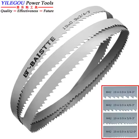 2160 2360 2460 2560 2720 2930mm M42 Bi-Metal Band Saw Blades 19x0.9mm Bandsaw Blade Cutting Metal 27