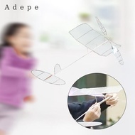 [Adepe] Glider Flying Airplane Model Elastic Powered Airplane Model Airplane Model Toy