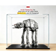 Acrylic Display box for LEGO UCS, AT-AT, LEGO 75313, 85*35*75cm, anti-UV, Dustproof - box only
