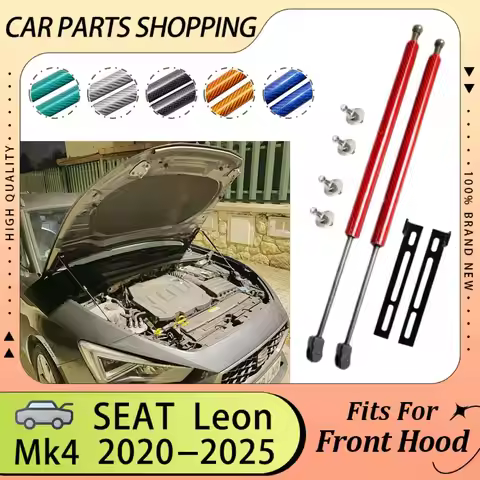 Hood Cylinders for SEAT Leon Cupra Leon Mk4 KL1 KL8 2020-2026 Front Bonnet Modify Gas Struts Spring 