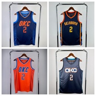 [Hot pressed]Oklahoma City Thunder Basketball Jersey With LOGO Williams Westbrook Holmgren Alexander