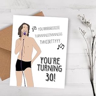 BALOR Funny Bo Burnham 30th Birthday Card | Card Her | Card Him | Birthday | Gift | 30th Birthday | 