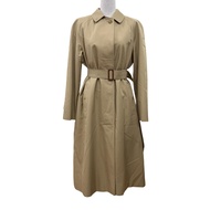 全新未使用商品☆ BURBERRY BURBERRY LONDON 100% 棉，Nova 格紋襯裡，羊毛顏色風衣，米色，11 碼，正品，女款。