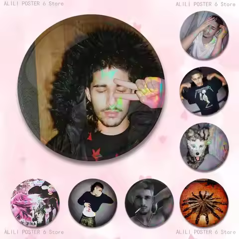 F-Fakemink V-Vincenzo Badges 25 32 44 58 75 mm Round Cosplay Pin Bag Decor Fans Collect Friends Gift